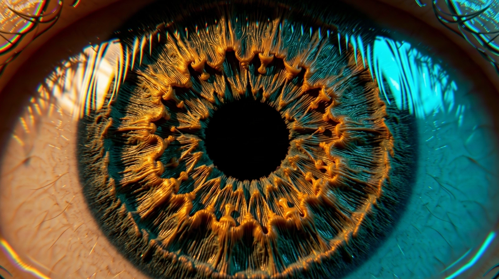 Macro Iris Ocular Detail